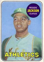 1969 Topps Baseball Cards      260     Reggie Jackson RC